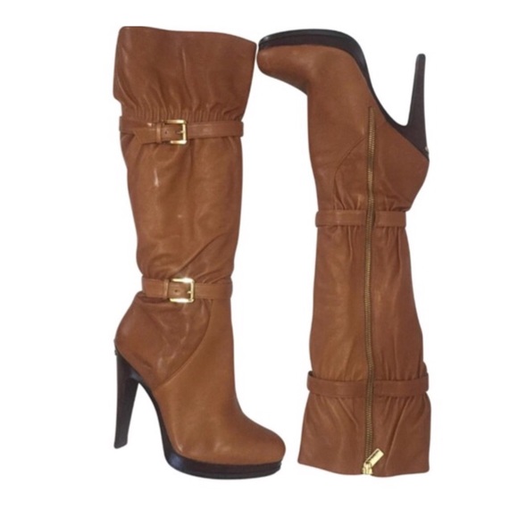 michael kors camel boots